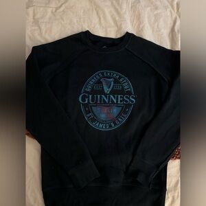 Women’s Guinness Factory Black Crewneck Size XL
